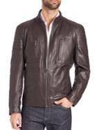 Hugo Boss Gentin Leather Jacket