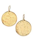 Nest Medallion Drop Earrings