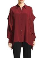 Diane Von Furstenberg Silk Button Down Shirt