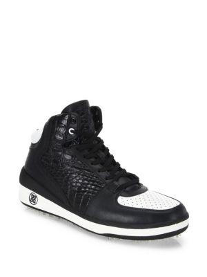 G/fore Snow Crusader Leather High-top Shoes
