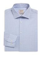 Armani Collezioni Plaid Cotton Button-down Shirt