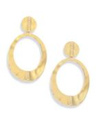 Ippolita Senso Diamond & 18k Yellow Gold Open Oval Earrings