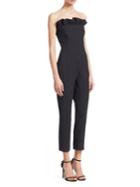 Cinq A Sept Alicia Strapless Ruffle Jumpsuit