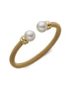 Majorica 12mm White Pearl Tipped Bracelet
