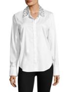 Ag Studded Button-front Shirt