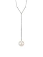 Yoko London 18k White Gold Pearl & Diamond Necklace