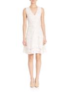 Theory Jemion Embroidered Lace Dress