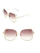 Linda Farrow 590 C5 Oversize Sunglasses
