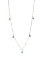 Ila Deborah Turquoise & 14k Gold Necklace