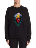 Mary Katrantzou Saker Cotton Embellished Sweatshirt