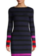 Boss Elive Striped Interlock Sweater