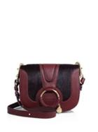 See By Chloe Hana Small Leather & Calf Hair Crossbody Bag