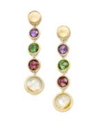 Marco Bicego Jaipur Semi-precious Multi-stone & 18k Yellow Gold Drop Earrings