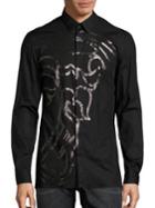 Versace Collection Traditional-fit Half-medusa Sportshirt