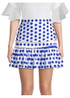 Alexis Harley Polka Dot Ruffle Mini Skirt