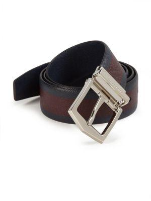 Burberry James Bicolored Leather Belt