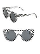 Oliver Peoples Oliver Peoples X Alain Mikli Checkerboard Aviator Sunglasses