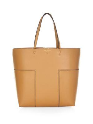 Tory Burch Leather Block Tote