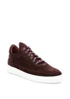 Filling Pieces Waxed Suede Sneakers