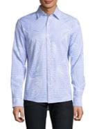 Michael Kors Slim-fit Palm Jacquard Shirt