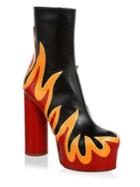 Vetements Flame Platform Booties