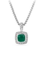 David Yurman Petite Albion Pendant Necklace With Gemstone And Diamonds