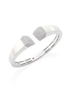 Roberto Coin Sauvage Prive Pave Diamond & 18k White Gold Bangle