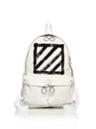 Off-white Brushed Diagonals Backpack