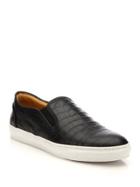 Saks Fifth Avenue Collection Croc Print Slip-on Sneakers
