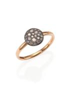 Pomellato Sabbia Brown Diamond & 18k Rose Gold Small Ring