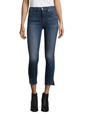 J Brand Alana High-rise Cropped Slit Skinny Jeans/cover