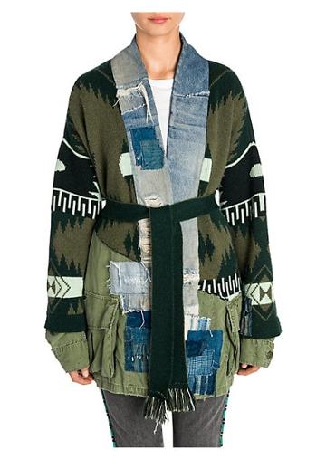 Alanui Icon Patch Cashmere-blend Field Jacket