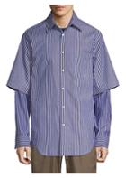 3.1 Phillip Lim Stripe Double-layered Shirt