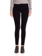 J Brand Maria High-rise Luxe Velveteen Super Skinny Jeans