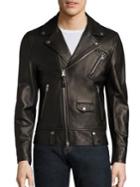 Mackage Asymmetrical Zip Leather Jacket