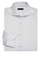 Saks Fifth Avenue Modern Linear Dress Shirt