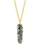 Gurhan Delicate Dew Fancy Sapphire Cluster Pendant Necklace