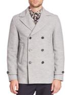Msgm Double-breasted Peacoat