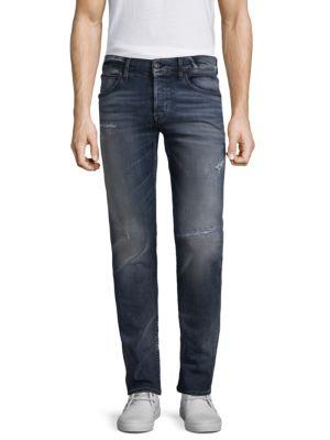 Hudson Skinny Distressed Jeans
