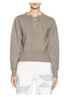 Isabel Marant Etoile Kaylyn Wool Lace-up Top