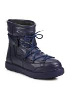 Moncler New Fanny Lace-up Ankle Moon Boots