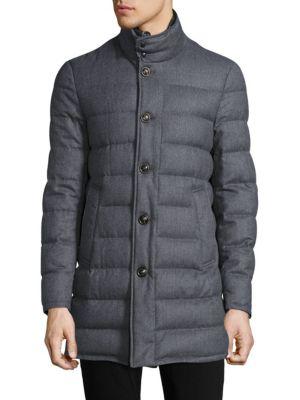 Moncler Vallier Quilted Wool Jacket