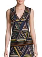 Missoni Triangle Patchwork Top