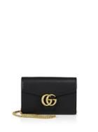 Gucci Gg Marmont Leather Chain-strap Wallet