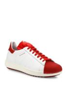 Moncler Leather Lace-up Sneakers