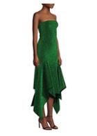 Solace London Peyto Sparkling Strapless Midi Gown