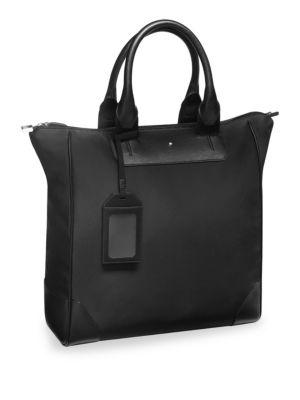 Montblanc Vertical Leather Tote