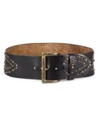 Ralph Lauren Collection Studded Leather Belt
