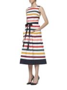 Carolina Herrera Striped Day Dress