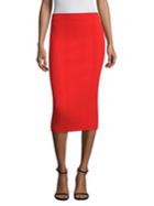 Rebecca Taylor Solid Ribbed Skirt